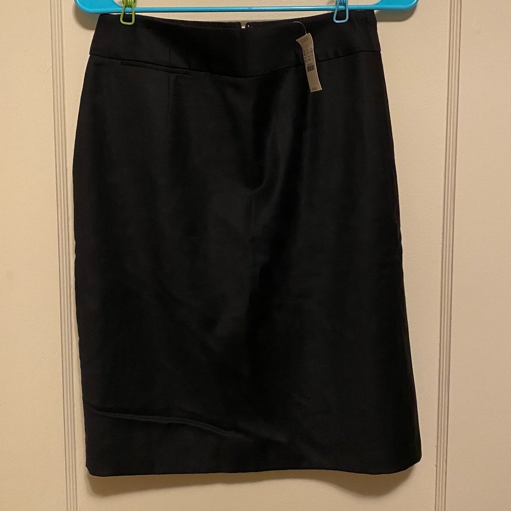 JCrew Black Pencil Skirt NWT